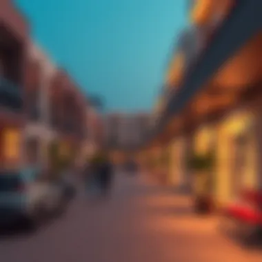 Vibrant community spaces in Al Garhoud Complex