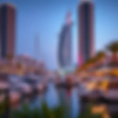 Vibrant Marina Lifestyle at Al Habtoor Tower View of the marina lifestyle surrounding Al Habtoor Tower