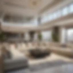 Luxurious interior of a modern apartment in Al Hoor