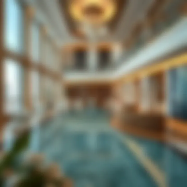 Luxurious Amenities at Al Manara Tower Elegant amenities within Al Manara Tower illustrating the lavish lifestyle