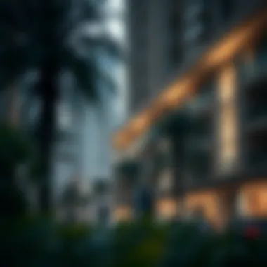 Surrounding neighborhood of Al Mashroom Building 3 highlighting upscale lifestyle