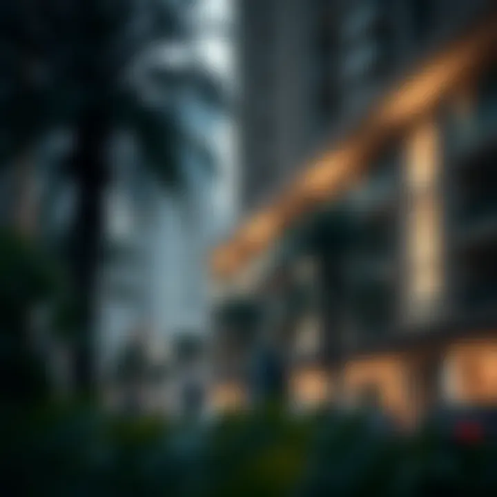 Surrounding neighborhood of Al Mashroom Building 3 highlighting upscale lifestyle