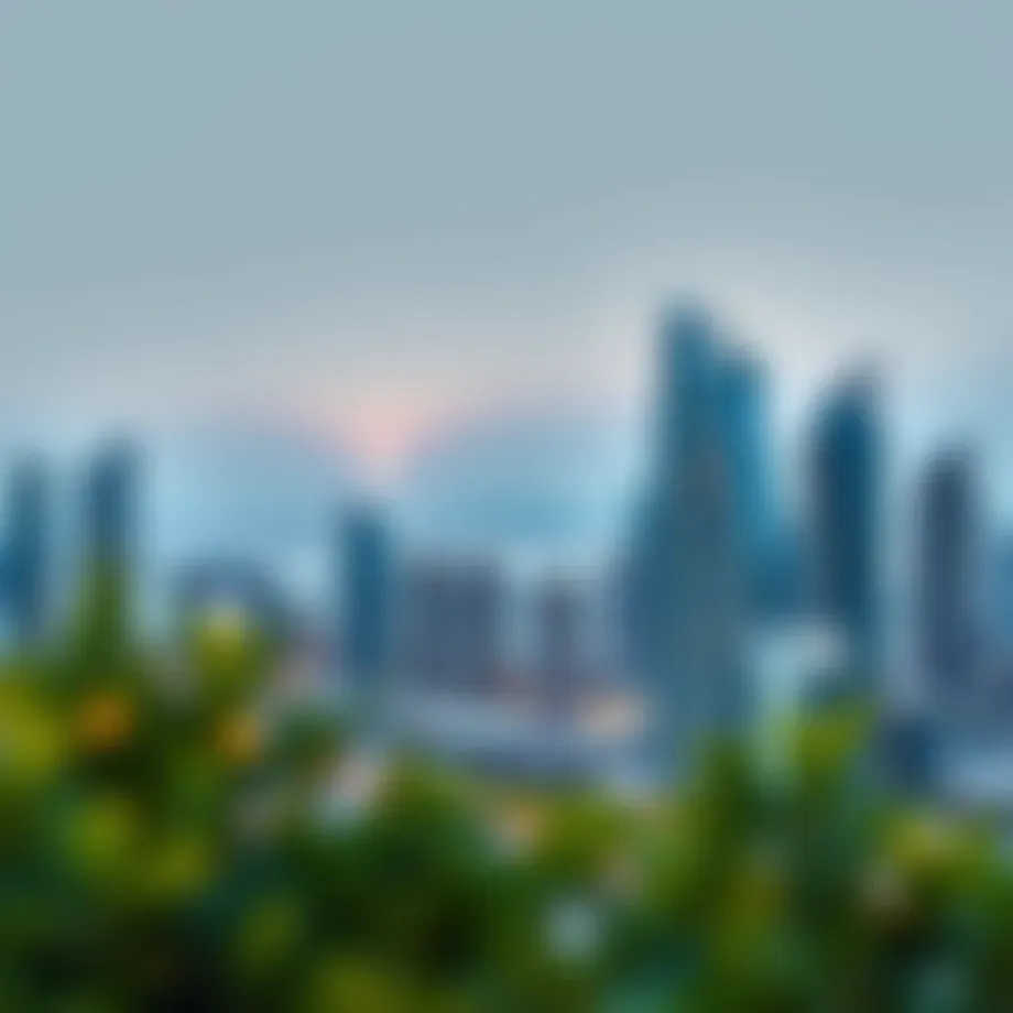 Stunning skyline view of Al Nahda showcasing luxury apartments