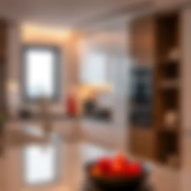 State-of-the-Art Kitchen Amenities Modern kitchen in Al Nawras Hotel Apartments