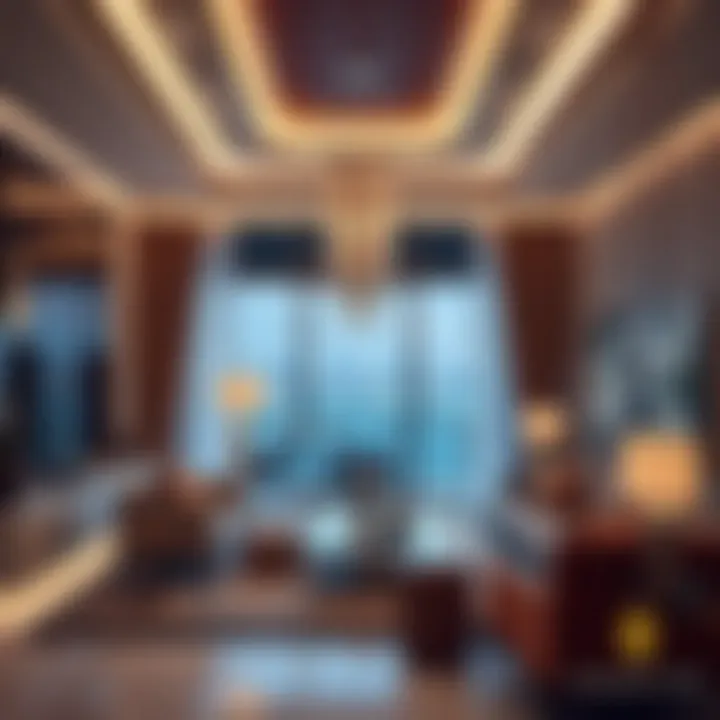 Luxurious interior design of a residence in Al Raffa 2