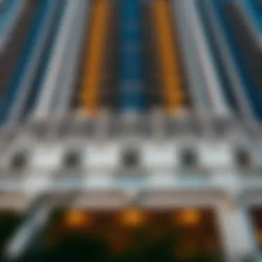 Facade Details of Al Wasl Tower Architectural details of Al Wasl Tower's facade