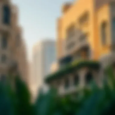 Architectural Elegance of Golden Mile Architectural details of Golden Mile buildings