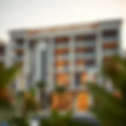 Stunning architectural facade of Art Residence Al Barsha