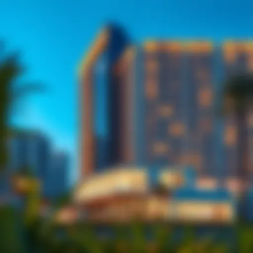 Stunning architectural view of Atria Studios showcasing modern luxury.