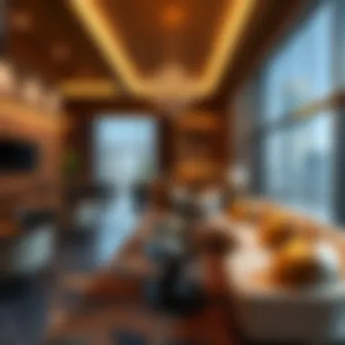 Exclusive amenities available at the Avari Building for residents