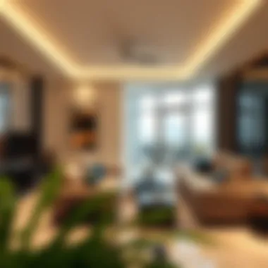 Beautifully designed interiors of an apartment in Aya Dubai