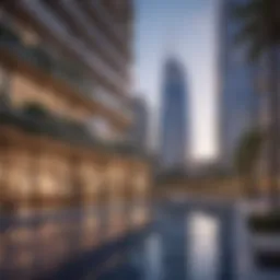 Stunning architectural design of Azizi Plaza