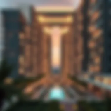 Architectural Marvel of Azure Residence Breathtaking view of Azure Residence's architectural design