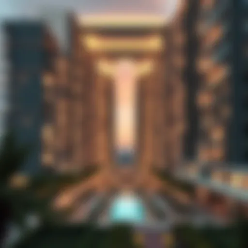 Architectural Marvel of Azure Residence Breathtaking view of Azure Residence's architectural design