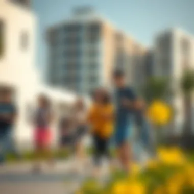 Community Life at Azure Residence Vibrant community life at Azure Residence