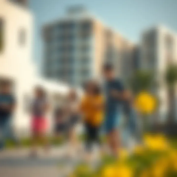 Community Life at Azure Residence Vibrant community life at Azure Residence