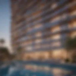 Luxurious exterior view of Barcelo Dubai showcasing modern architecture