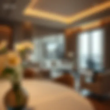 Luxurious interior design of a Belle Vue apartment