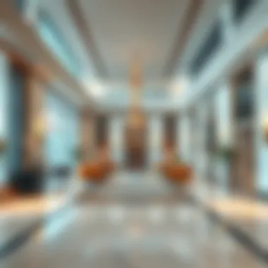 Elegant Lobby at Binghatti Al Jaddaf Elegant lobby area showcasing modern design elements