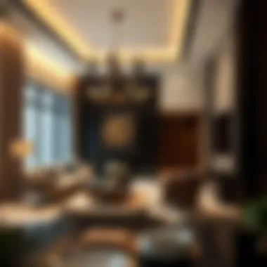 Elegant interior of a Binghatti home featuring luxury finishes