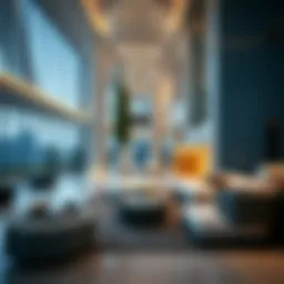 Luxurious interior showcasing modern architecture