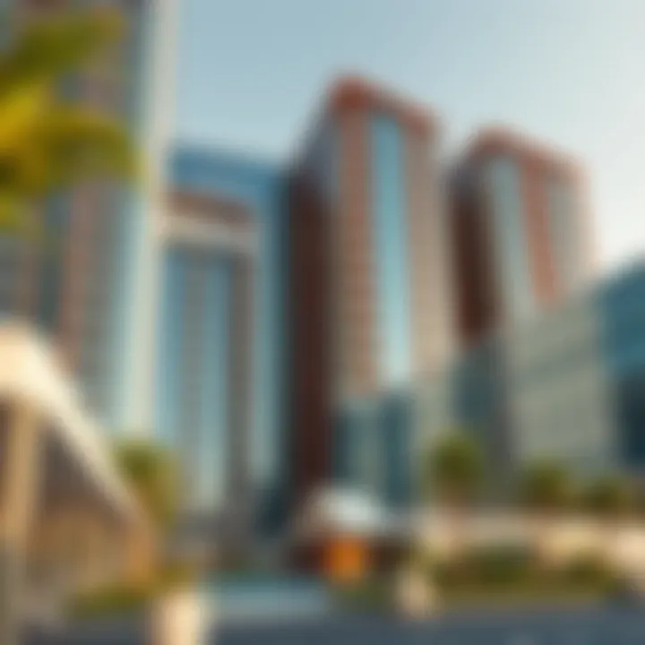 Stunning exterior of Bloom Arjaan showcasing modern architecture