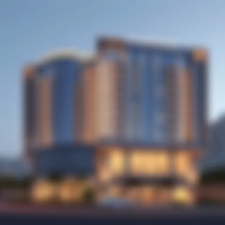 Stunning exterior view of the Bloom Properties Al Mankhool Building showcasing modern architecture