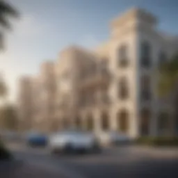 Luxurious exterior view of Bugatti Residences showcasing modern architectural design