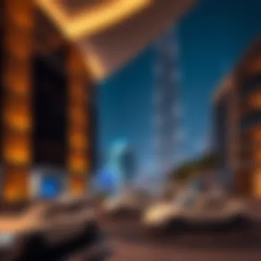 Luxury living spaces adjacent to Burj Al Khalifa