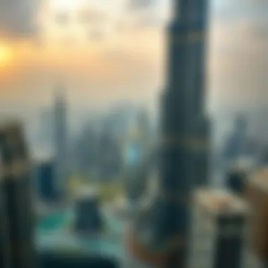 The breathtaking skyline view from Burj Khalifa