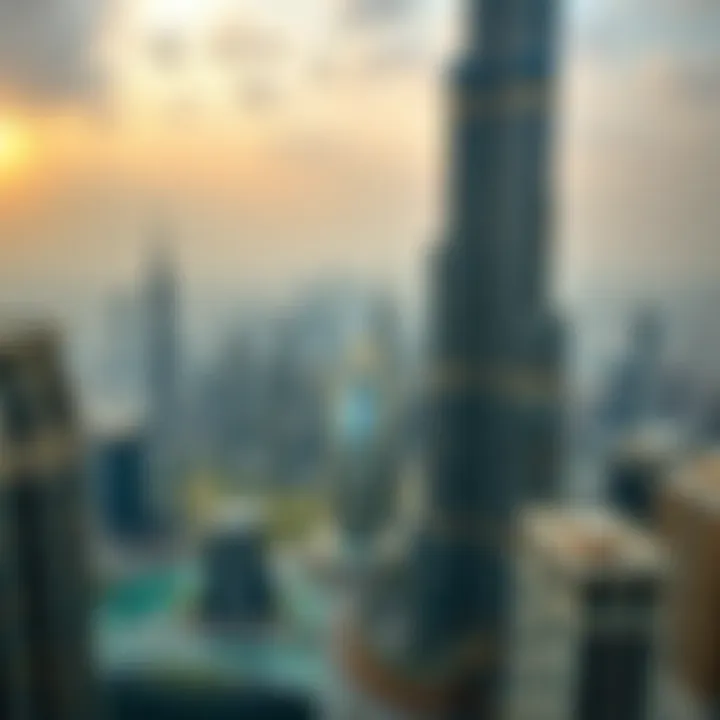 The breathtaking skyline view from Burj Khalifa