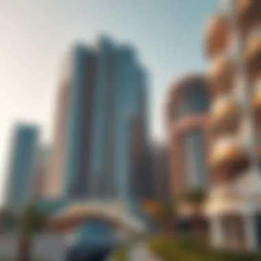 Architectural Marvel of Burj Vista 2 Stunning architectural view of Burj Vista 2 showcasing its modern design