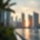 Stunning skyline of Business Bay showcasing modern architecture