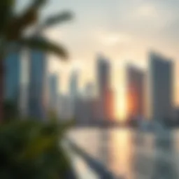 Stunning skyline of Business Bay showcasing modern architecture