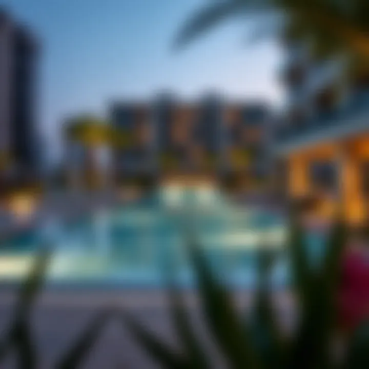 Exclusive Amenities at C7 Residence Exclusive amenities available at C7 Residence, including a lavish pool area