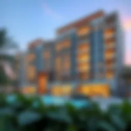 Exterior view showcasing the architectural brilliance of C7 Residence