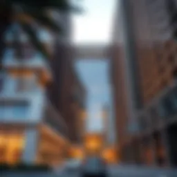 Stunning architectural facade of Caesar Dubai showcasing modern luxury