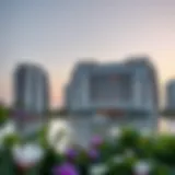 Stunning architectural view of Cesar Blue Water Dubai