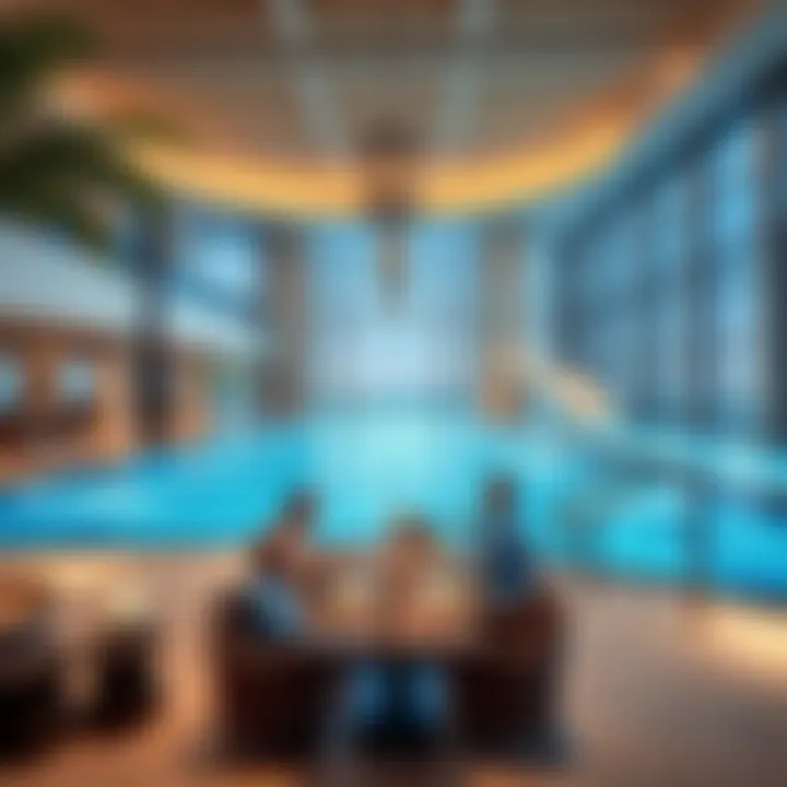 Exquisite Amenities in Cesar Blue Water Luxurious amenities at Cesar Blue Water Dubai