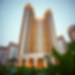 Stunning exterior view of Champions Tower One showcasing its architectural brilliance