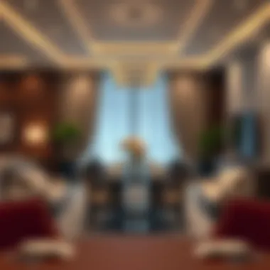 Elegant dining area in Citadines Metro Central Apartments