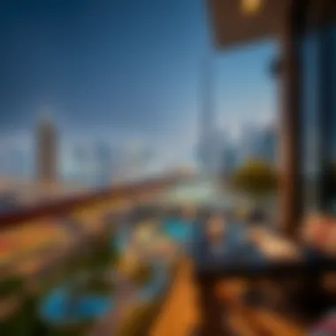 Stunning skyline view from Citadines Metro Central Apartments balcony