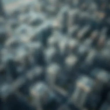 Aerial view of Dubai neighborhoods highlighting rental hotspots