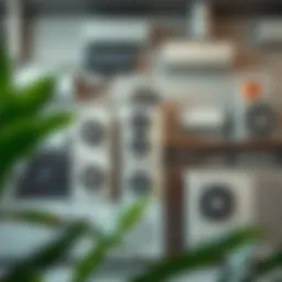 Diverse air conditioning units available for rental in Dubai