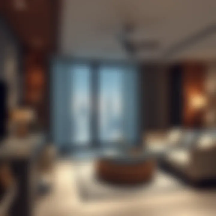 Elegant amenities available in a high-end hotel apartment