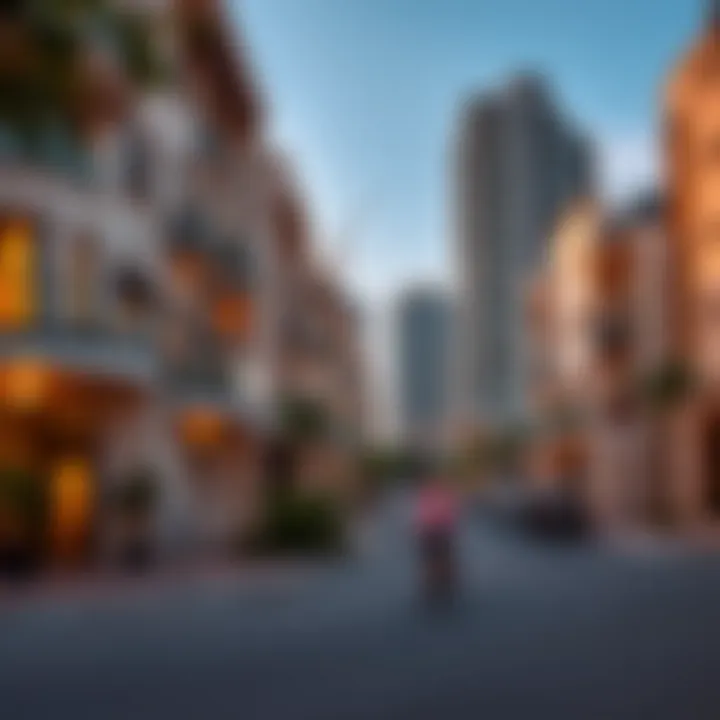 Prime Neighborhoods for Serviced Apartments in Dubai Vibrant neighborhoods surrounding serviced apartments in Dubai