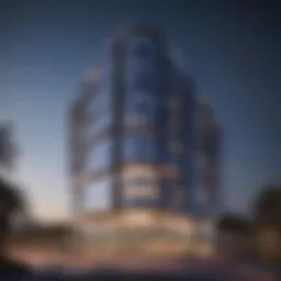 Exterior view of the Concord Building showcasing its modern architecture