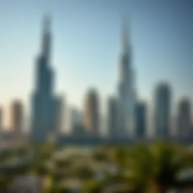 Investing in Dubai's Luxury Market Dubai skyline with luxury apartments