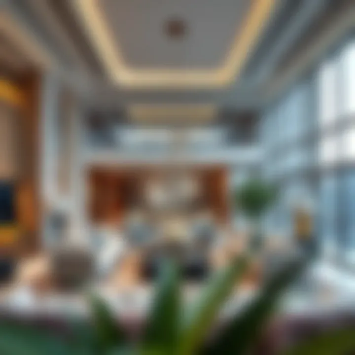 Luxurious interior design showcasing elegance and sophistication