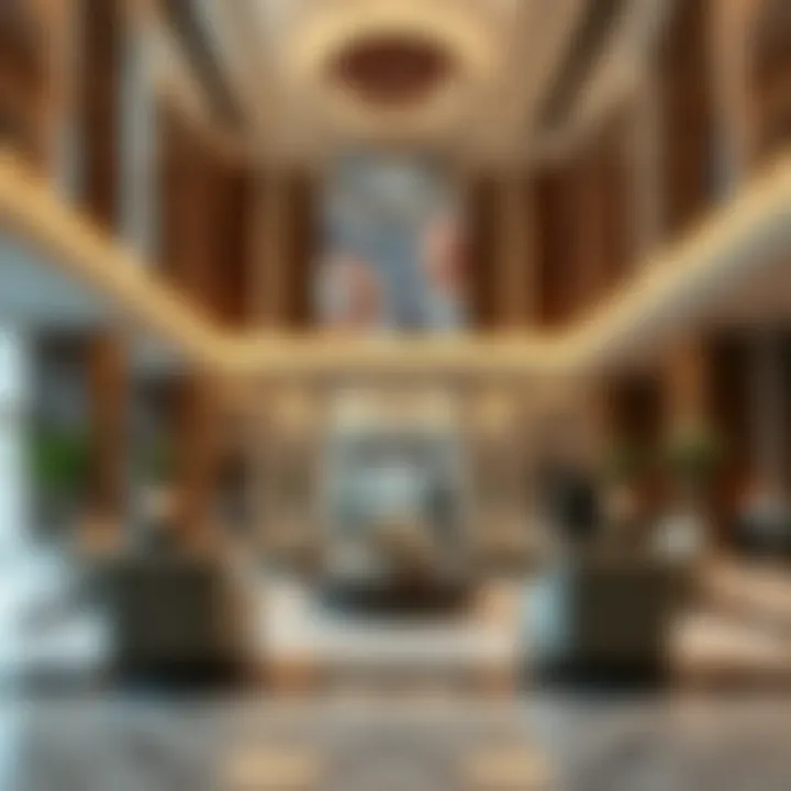 Luxurious lobby interior of Creek Horizon Tower 2